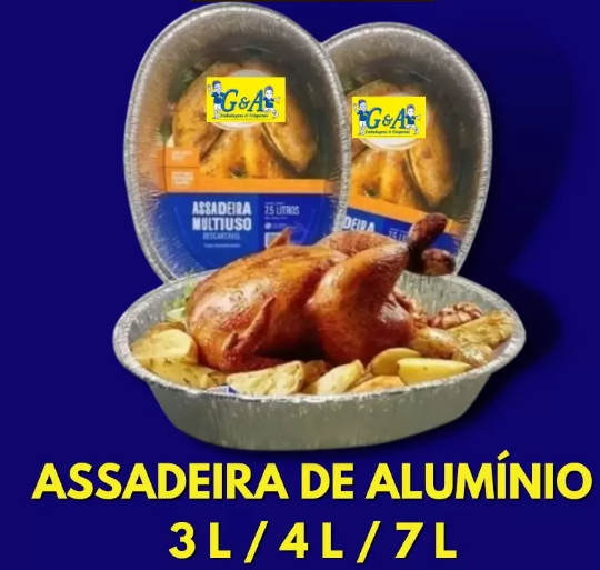 Assadeira Aluminio