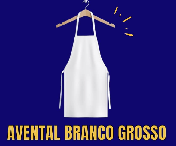 Avental Branco Grosso