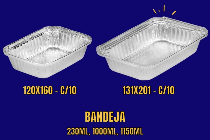 Bandeja Aluminio