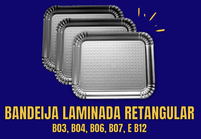 Bandeija Laminada Retangular