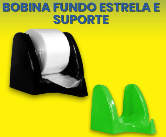 Bobina Fundo Estrela com Suporte