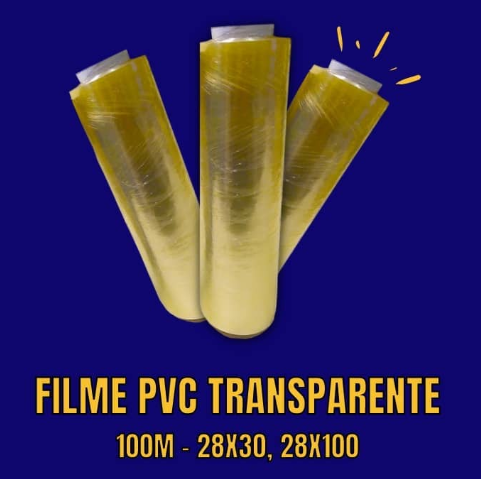 Filme PVC transparente
100M - 28X30, 28X100
