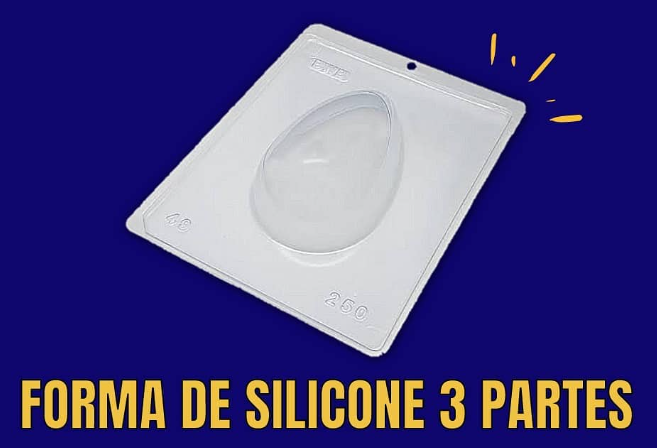Forma de Silicone 3 Partes