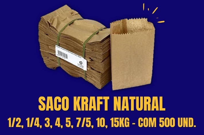 Saco Kraft Natural