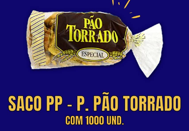Saco PP - P. Pão Torrado