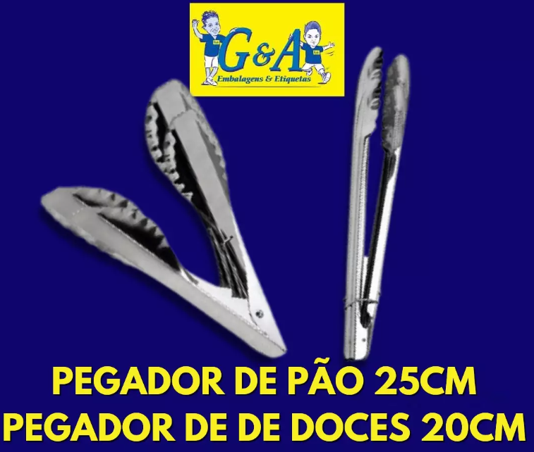 Pegador de Pão 45 CM - Pegador de Doces 20 CM.