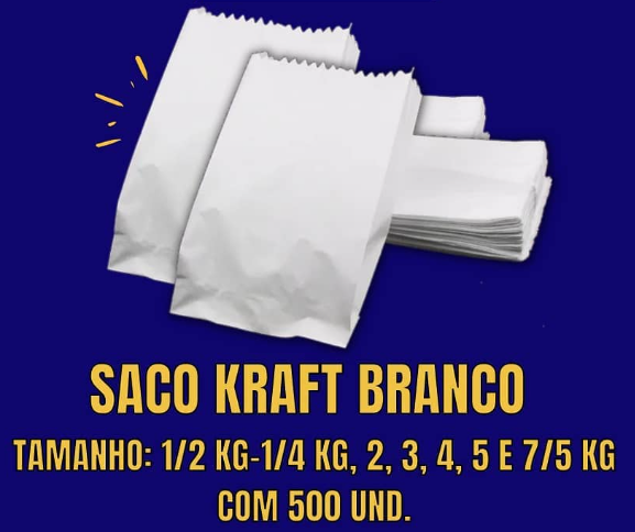 Saco Kraft Branco