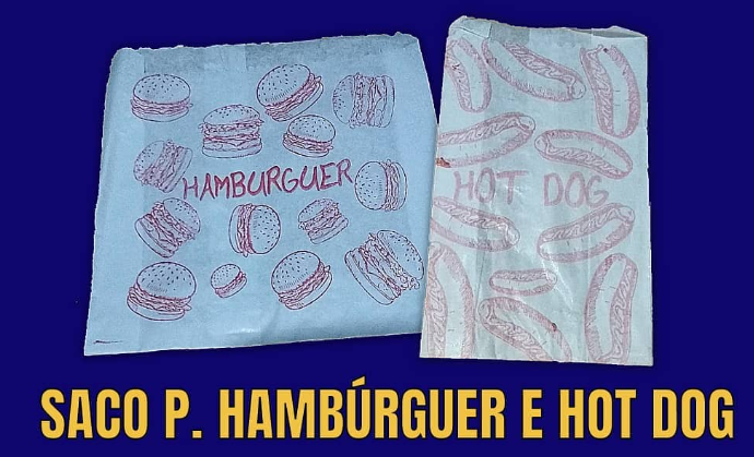 Saco p. Hamburguer e Hot Dog