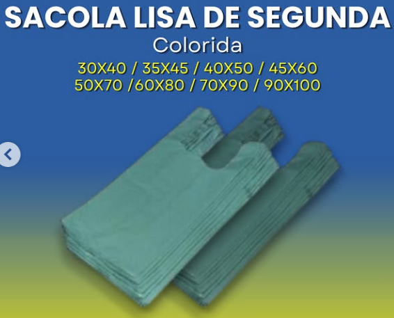Sacola Lisa Segunda Verde