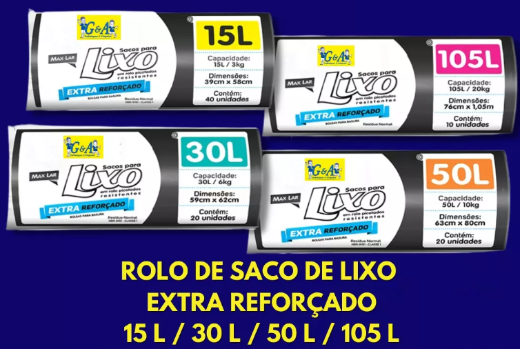 Saco Lixo Reforçado